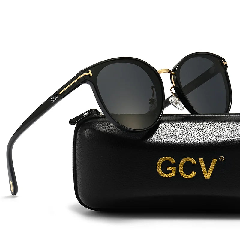 2021 Polarized Lady Sunglasses Cat Eye Fashion Sun Glasses Luxury Woman Female Brand Ultralight Frame Tourism Party Leisu