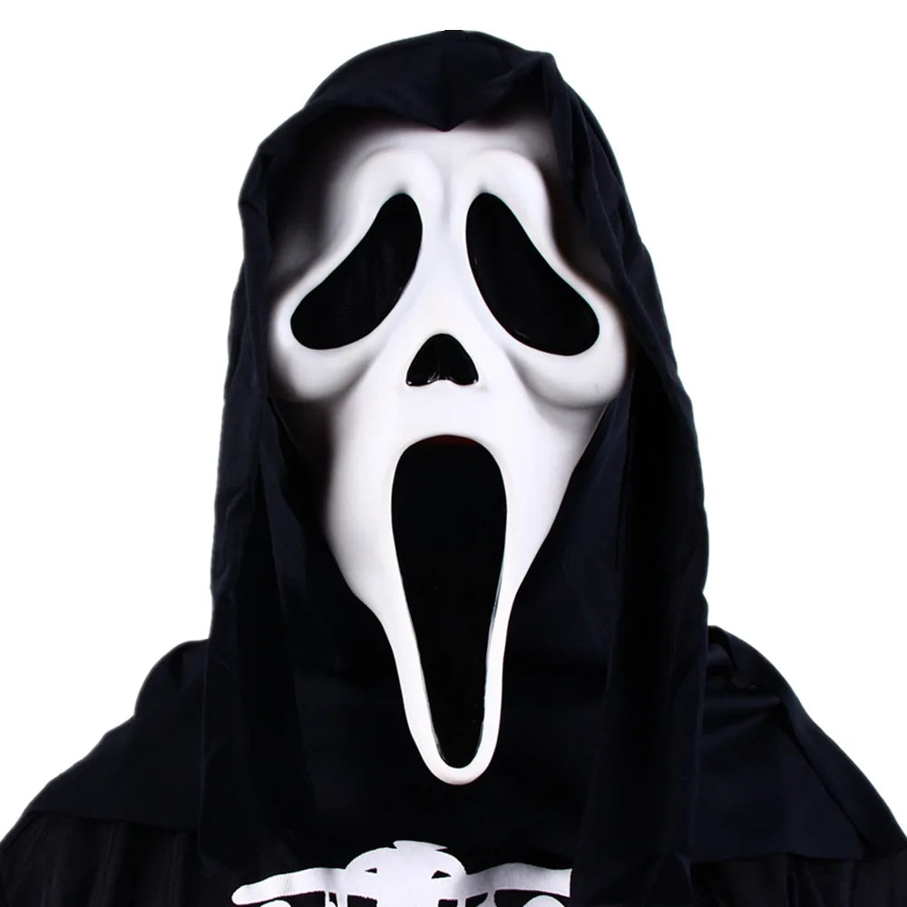 Unisex Halloween Horror Ghost Skull Mask Call of Duty MW2 Latex Headgear Helmet Cosplay Perform Party Masquerade Prop Cosplay