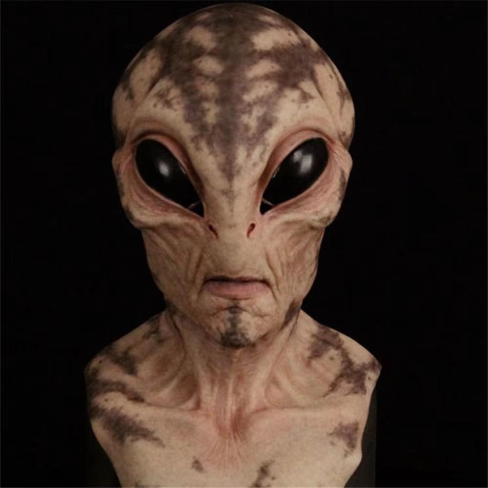 Halloween Alien Mask Scary Horrible Big Eyes Horror Alien Mask Full Head Latex Mask Mask Monster Mask Mondkapjes